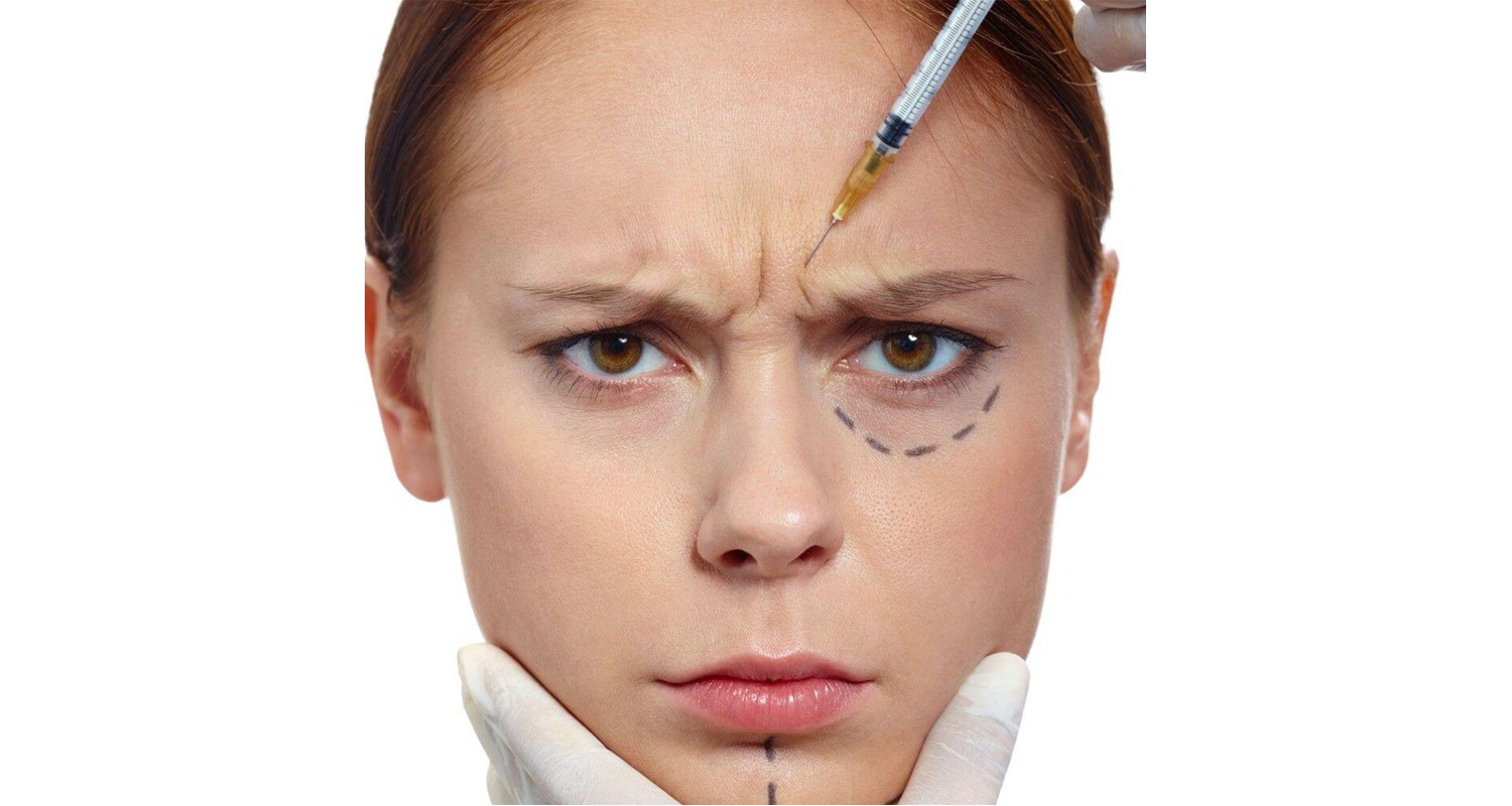 مناطق ممنوعه تزریق بوتاکس